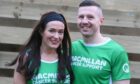 Leah and Ryan Stott will run the Edinburgh Marathon in May. Image: Chris Sumner / DC Thomson.