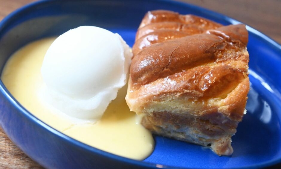 Bread and Butter pudding at Cafe 52