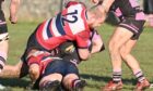 Paul Paxton in action for Aberdeen Grammar. Image: Chris Sumner/DC Thomson