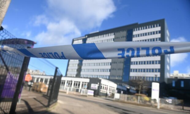 The Aberdeen NesCol campus has been closed due to safety concerns after high winds caused damage to the roof. Image: Chris Sumner/DC Thomson.