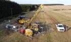 Drilling gets under way on the site off known nickel deposits at Arthrath in Aberdeenshire. Image: Aberdeen Minerals