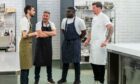 Kevin Dalgleish, second from the left, is one of the Scottish chefs taking part in the Great British Menu 2023. Image: Optomen/Great British Menu
