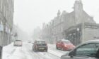 Rosemount Place in Aberdeen during the Beast from the East. Image: DC Thomson.