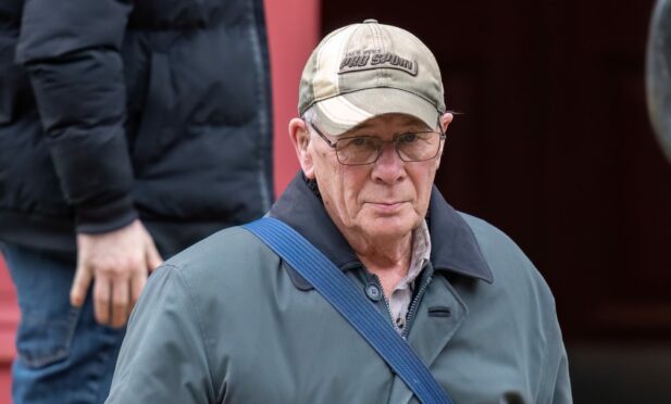 James MacDonald leaving Elgin Sheriff Court. Image: JasperImage