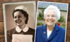 Former senior nurse, Ena Ross, who has died aged 96.