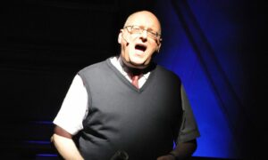Ged Farrell, retired teacher, man of faith and drama coach and performer. Image supplied by Stagestars Scotland.