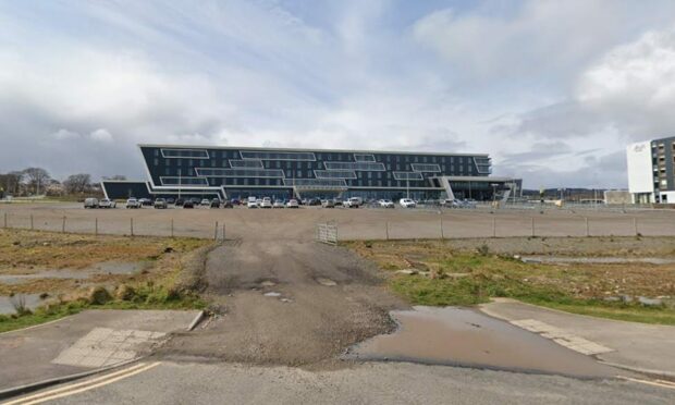 Aberdeen City Council has blocked off the "informal" surface car park at Teca. Image: Google Maps.