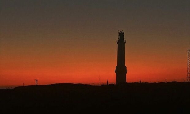 Aberdeen red and orange sunrise