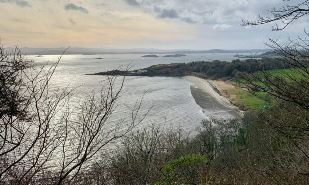 Silver water and silver sands. The view over the Forth. Picture: Alan Rowan.