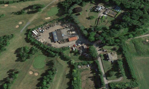 An aerial view of the new Insch caravan park site. Image: Google Street View