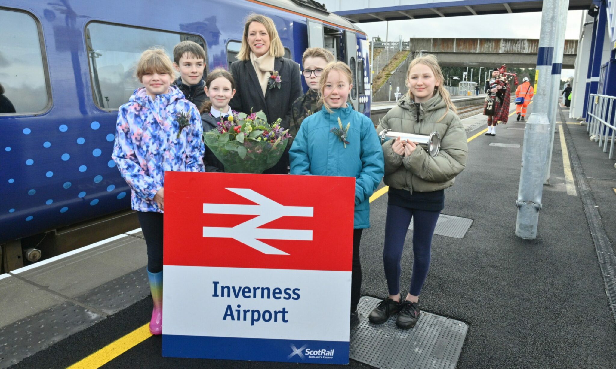 Inverness Airport Railway Station finally opens
