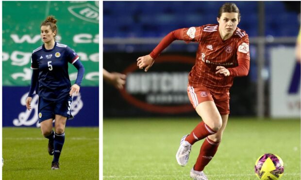 Could Aberdeen defender Jess Broadrick step into Jen Beattie's shoes for Scotland? Images: Shutterstock.