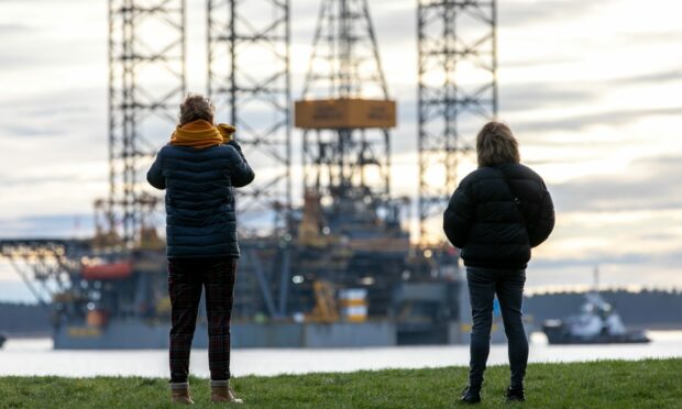 Oil rigs, like the Deepsea Stavanger jackup pictured here, are on the horizon for the Port of Aberdeen.
Image: Kim Cessford / DC Thomson