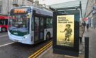 Labour - a minority group on the city council - is promising to campaign for a £2 cap on single adult fares on buses in Aberdeen. It would be the first stop on the road to free-for-all buses in the Granite City. Image: Kenny Elrick/DC Thomson.