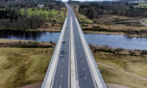 The AWPR near Maryculter. Image: Kenny Elrick/DC Thomson