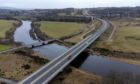 The Aberdeen Western Peripheral Route (AWPR) as it crosses the River Dee. The road has been open for four years today, but do you think it's been a worthwhile development for the region? Image: Kenny Elrick/DC Thomson, February 2023.