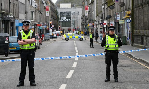 Man taken to hospital following assault on Aberdeen’s George Street