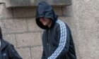 James McCourt is taken back to HMP Grampian from Aberdeen Sheriff Court. Image: DC Thomson