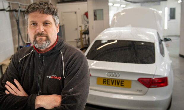 Tom Giles, franchisee owner of Revive! Aberdeen. Image: Kami Thomson/ DC Thomson