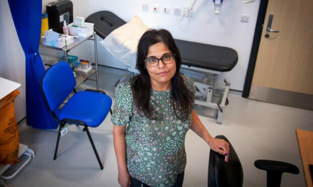 Dr Mishaim Bhana says Aberdeen GPs are having to close their waiting lists for the safety of patients. Image: Kami Thomson/DC Thomson