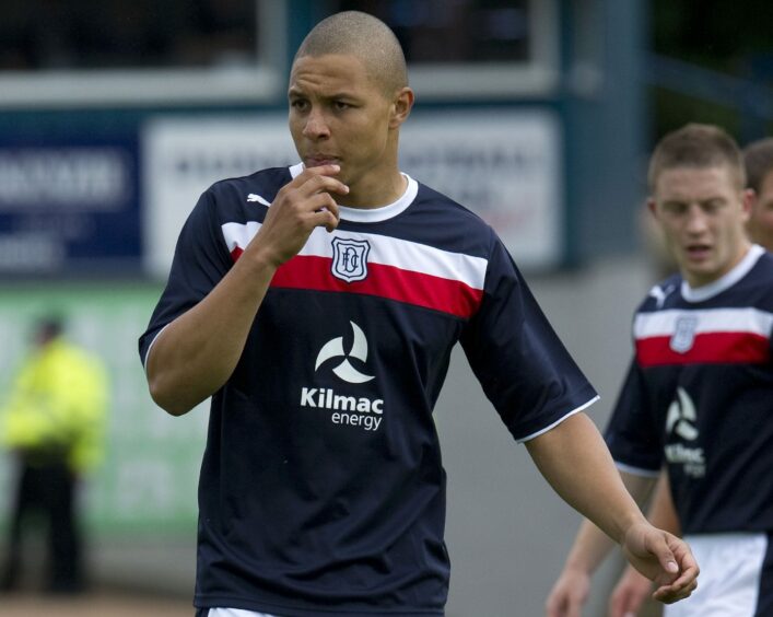 Leighton McIntosh came through as a young player at Dundee. Image: SNS