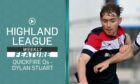 Turriff United's Dylan Stuart