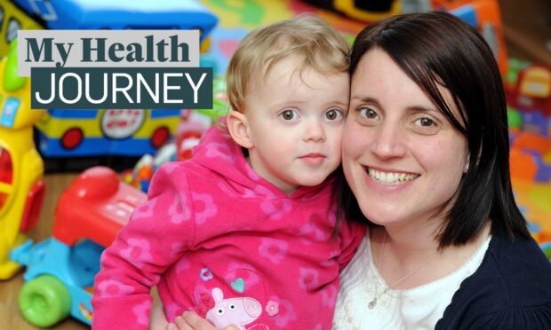 Rebecca Lowson with her two-year-old daughter Freya.