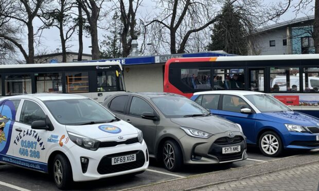 Nairn parking. Image: Donna MacAllister/ DC Thomson