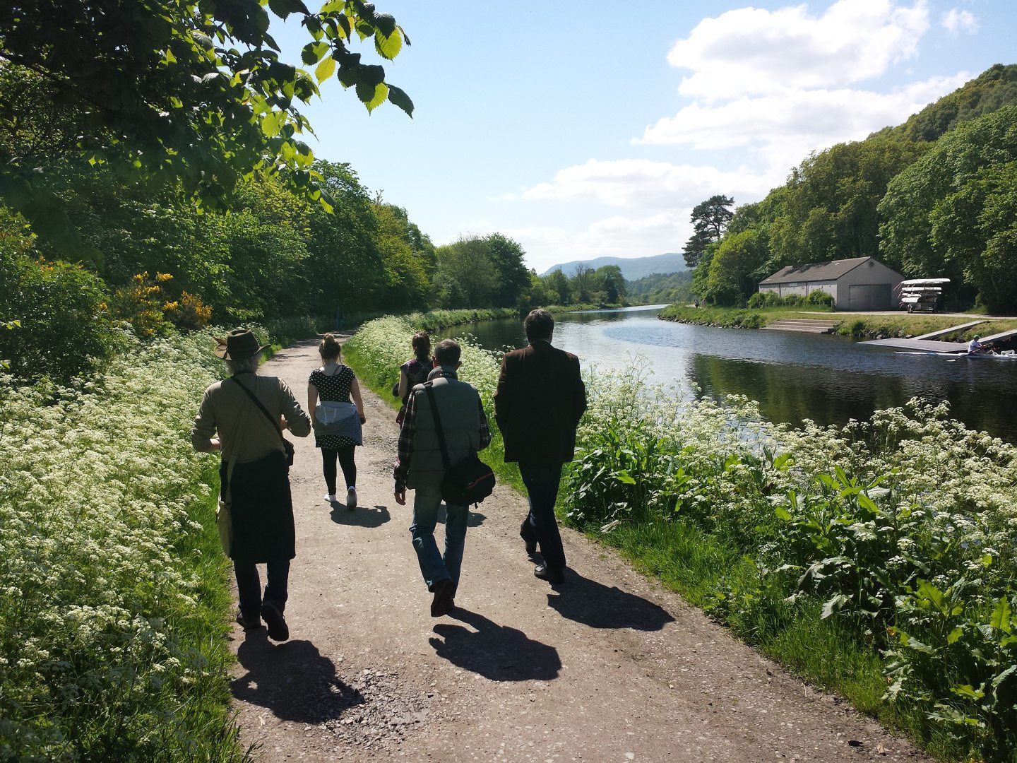 People of all ages take part in the Nature 4 Health walks. Image: Stephen Wiseman