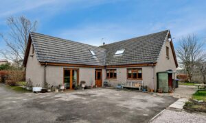Glorious countryside views can be soaked up from this beautiful farmhouse. Photos supplied by Kellas.
