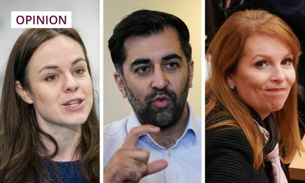 From left to right, Kate Forbes, Humza Yousaf and Ash Regan are all in the running to be the next leader of the SNP, and Scotland's next first minister