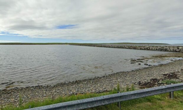 The grenade was found on Graemeshall Beach in Orkney. Image: Google Maps.