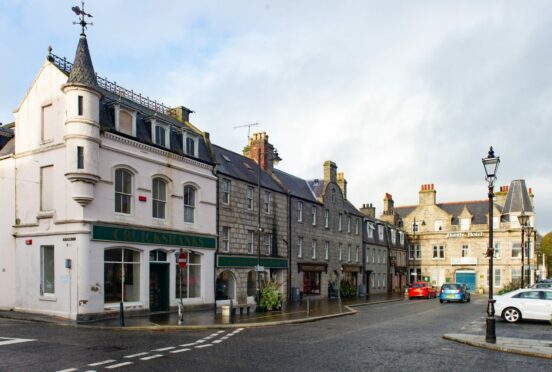 Councillors have asked for the Huntly Conservation Area to be focused purely around The Square. Image: Jason Hedges/DC Thomson