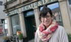 Ella Clarke outside Culture Cafe and Deli, whihch opened recently in Inverness. Image: Sandy McCook/DC Thomson