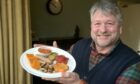 Andrew Riddell shows off the cooked vegan breakfast at the first all-vegan B&B in Inverness.
Sandy McCook/DC Thomson
