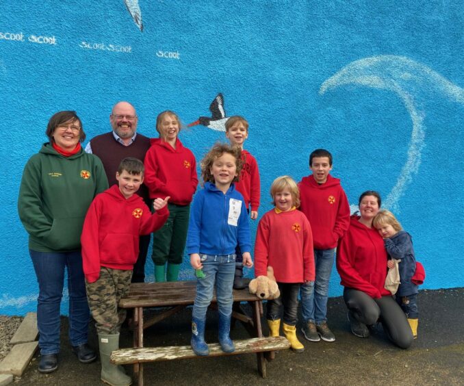 Papa Westray School students and staff are ready to roll out the red carpet for their new head teacher