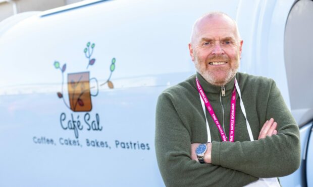 Ron Constable is stirring up success with his retro coffee pod. Image: Scott Baxter/DC Thomson.