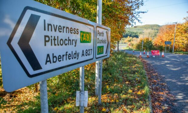 Upgrades to the A9 have been delayed further. Image: Steve MacDougall /DC Thomson.