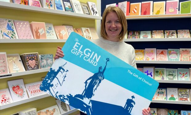 Elgin mums are urging public to shop local for Mother's Day. Picture of Pencil Me In owner Sarah Holmes.
