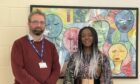 Nick Little, Head of School, International School Aberdeen and Mavis Anagboso, Co-Founder of The Africulture Network, are announcing the launch of The Spirit of Africa exhibition in Aberdeen in April