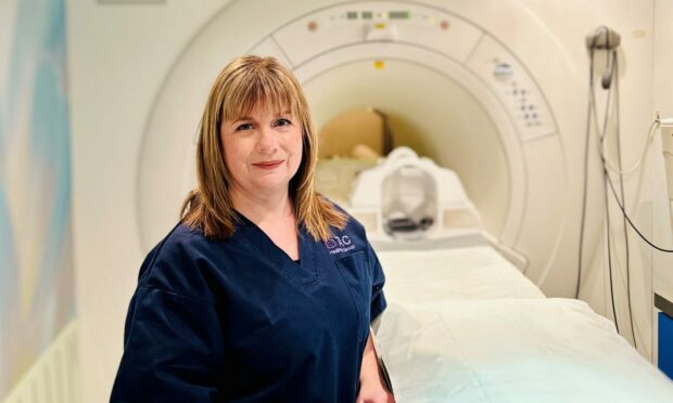 Lead MRI radiographer, Bev MacLennan, takes delivery of TAC Healthcare Group's first MRI Image: TAC Healthcare Group.