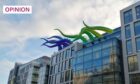 Giant tentacles on Marischal Square were a highlight of Spectra in 2020 (Image: David Dalziel/DC Thomson)
