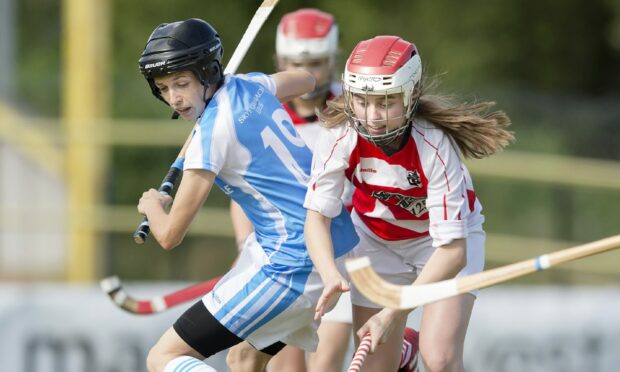 For the first time in its history, a role has been set up to encourage pulling more girls and women into the game of shinty. Image: Neil G Paterson.