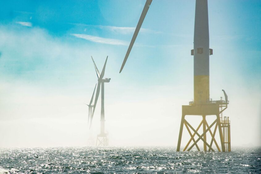 Aberdeen Offshore Wind Farm turbine installation