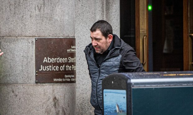 Jamie Bruce admitted punching his girlfriend after a cocktail of drink and drugs. 
 
Image: Wullie Marr / DC Thomson
