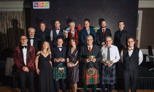 Highlands and Islands Media Awards winners received their prizes at the annual Highlands and Islands  Press Ball  Image Alison White