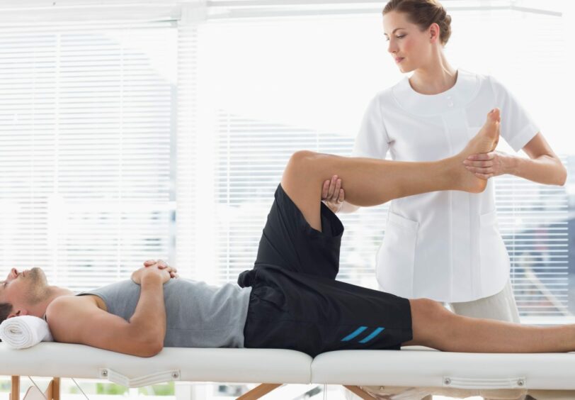 Physiotherapists can help with mobility issues.