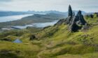 Old Man of Storr on the Isle of Skye.