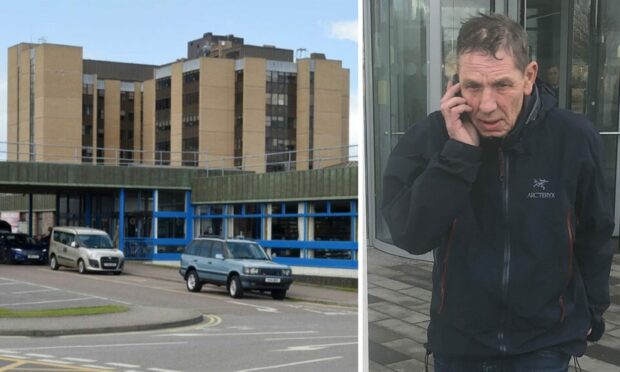 James McGrail was taken to Raigmore Hospital after he internally concealed drugs. Image DC Thomson