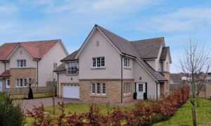 This five-bedroom family home in Cults has its very own gym and stylish garden room. Photos supplied by Mackinnons.